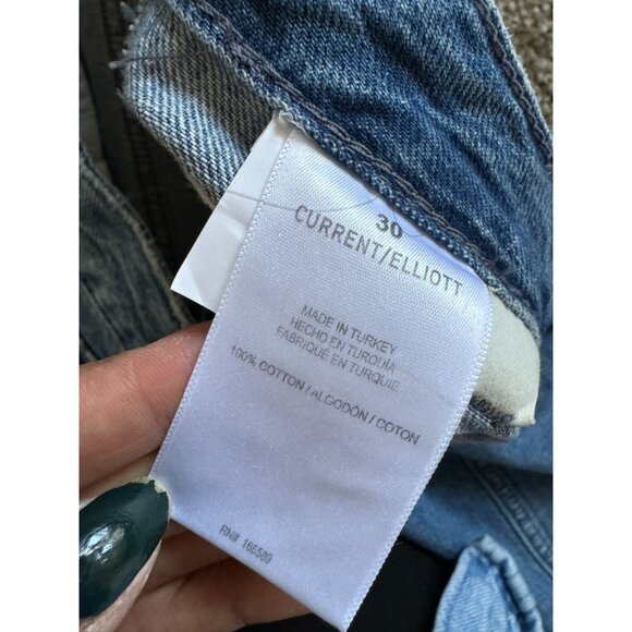 Anthropologie Current/Elliott The Forum High-Rise Wide-Leg Jeans Women's Sz 30 k - Picture 10 of 10
